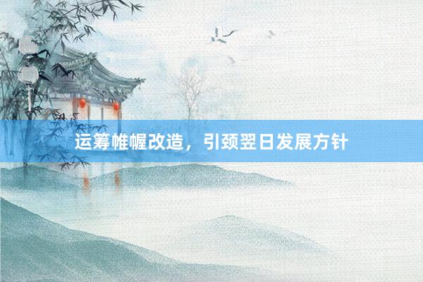 运筹帷幄改造，引颈翌日发展方针